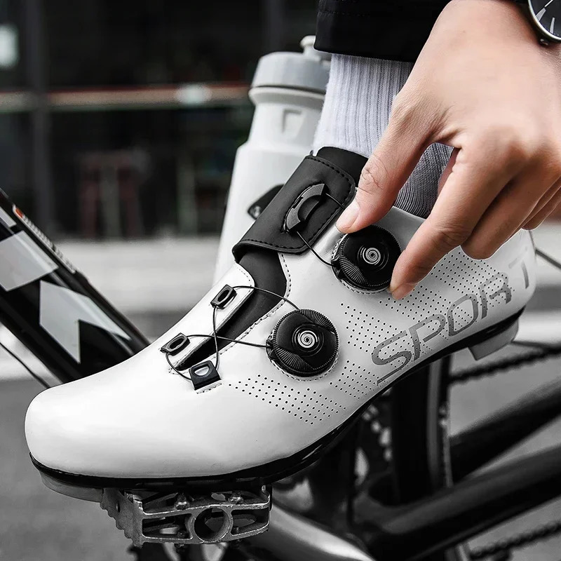 Professional Cycling Road Shoes for Men Women Route Cleats Road Bike Speed Flat Sneaker Racing Bicycle Mountain Spd Biking 241213