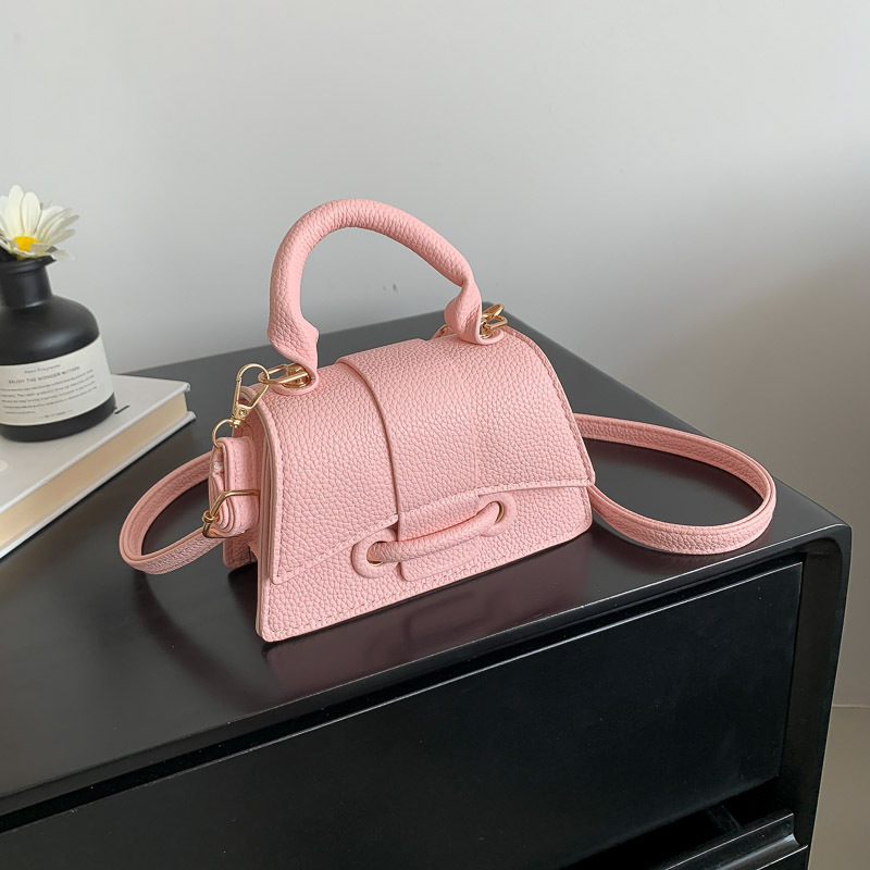 Pink Elegant Women's Structured Top Handle Bag In White, Black, Rose Red, Brown - Versatile Designer Shoulder Handbags New Free Delivery Designer