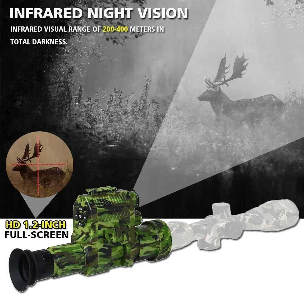 Megaorei NK007 Plus Night Vision Device 850nm Laser Infrared Rif Scope Hunting Camera HD 1080P Video Photo Record TescopeXJ241214