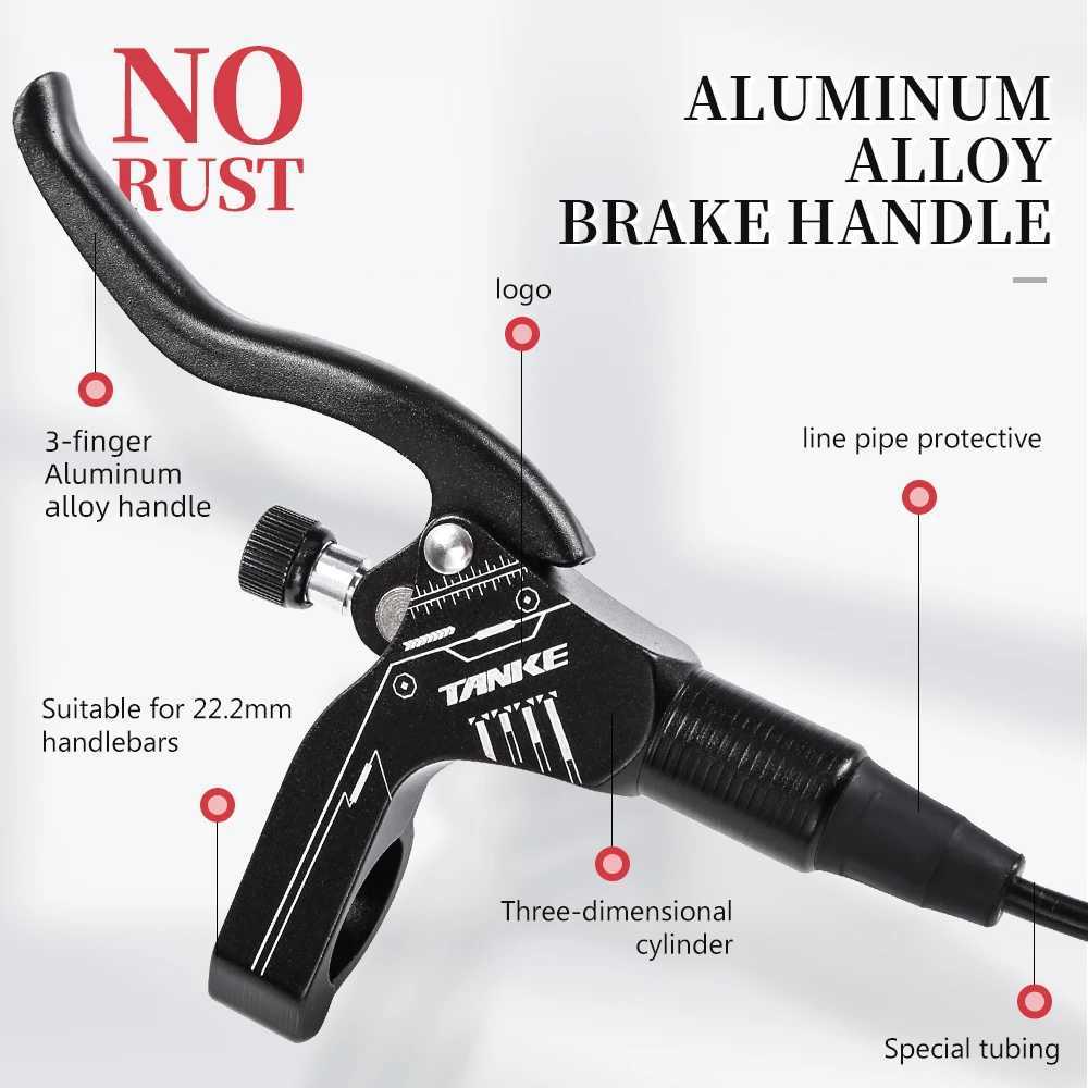 Bicycle hydraulic disc brake oil Pruca clamp brake 160mm front and rear hand A-pillar CNC bicyc accessories upgrade W241214