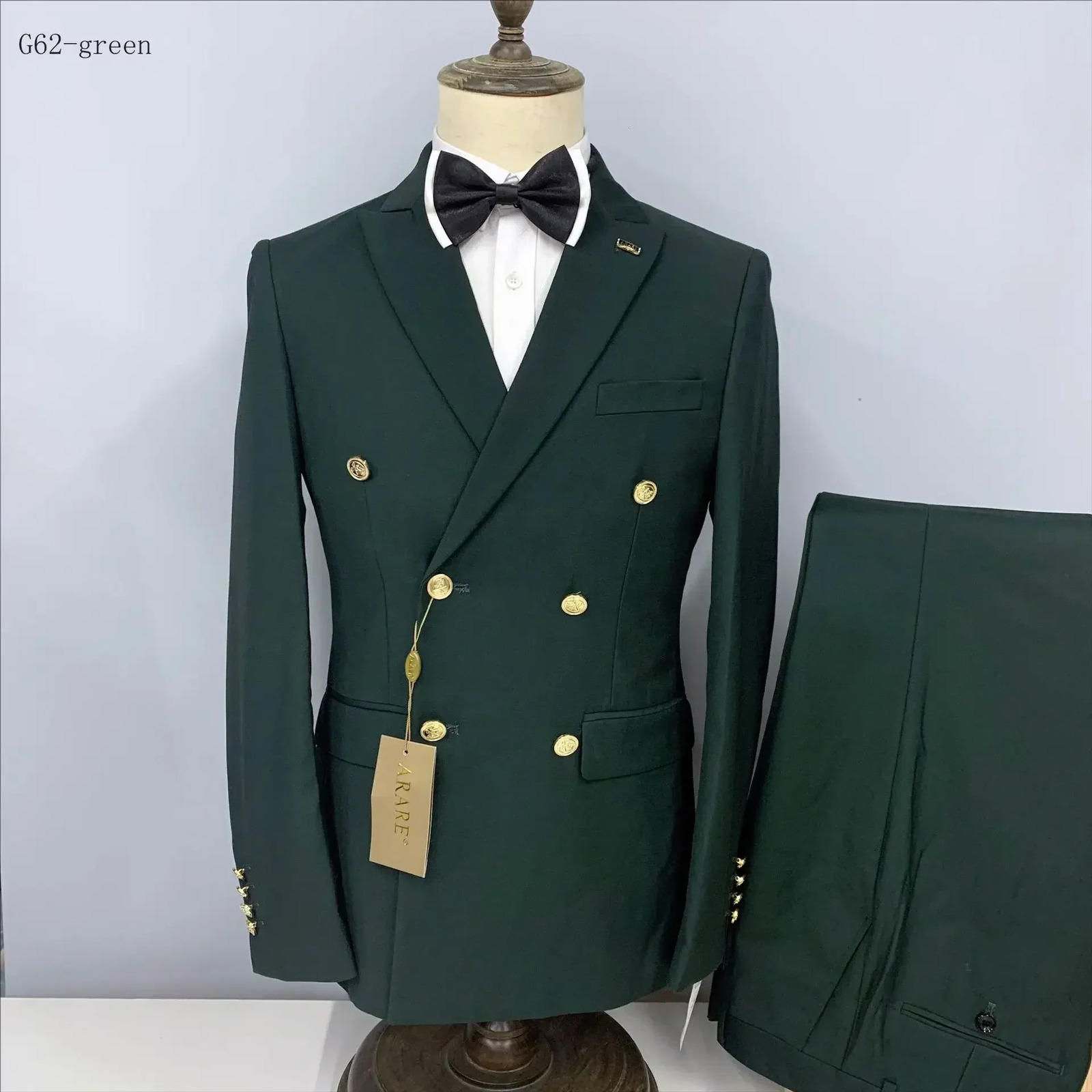 Suits For Men 2 Pieces Set Wedding Jackets Pants y Elegant Blazers Closure Collar Party Classic Full Without Accessories 241211