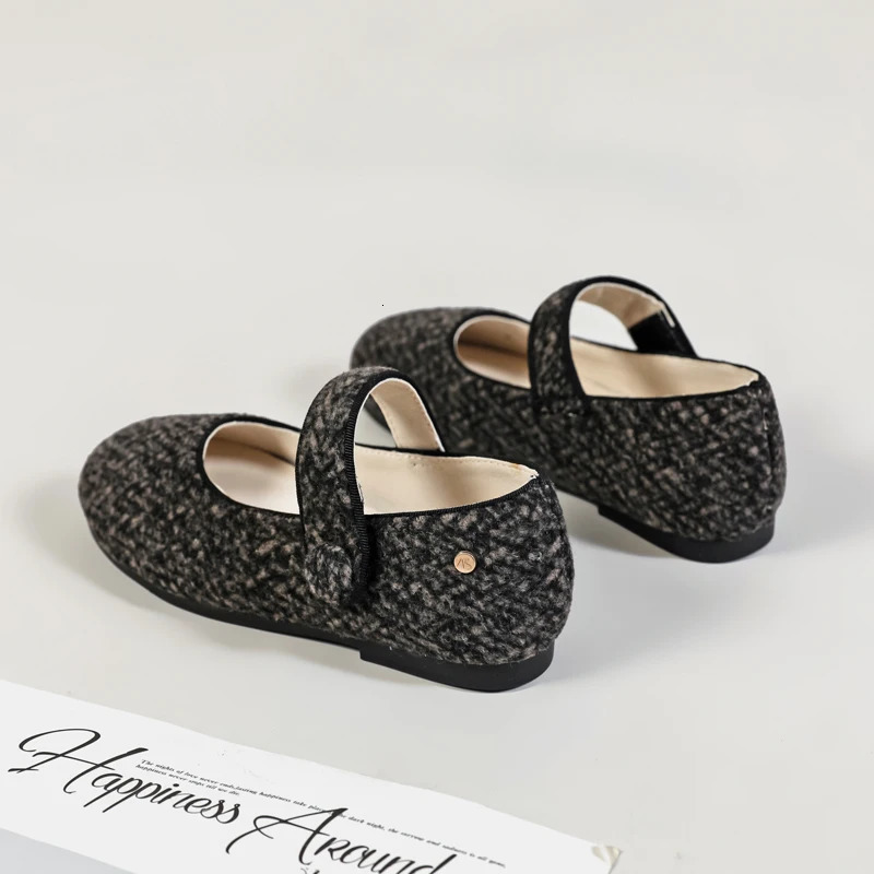 AS 2024 Kids Shoes Children Princess Shoes Baby Girls Dress Shoes Toddler Ballet Flats First Walker Fashion Shoes Mary Jane 241213