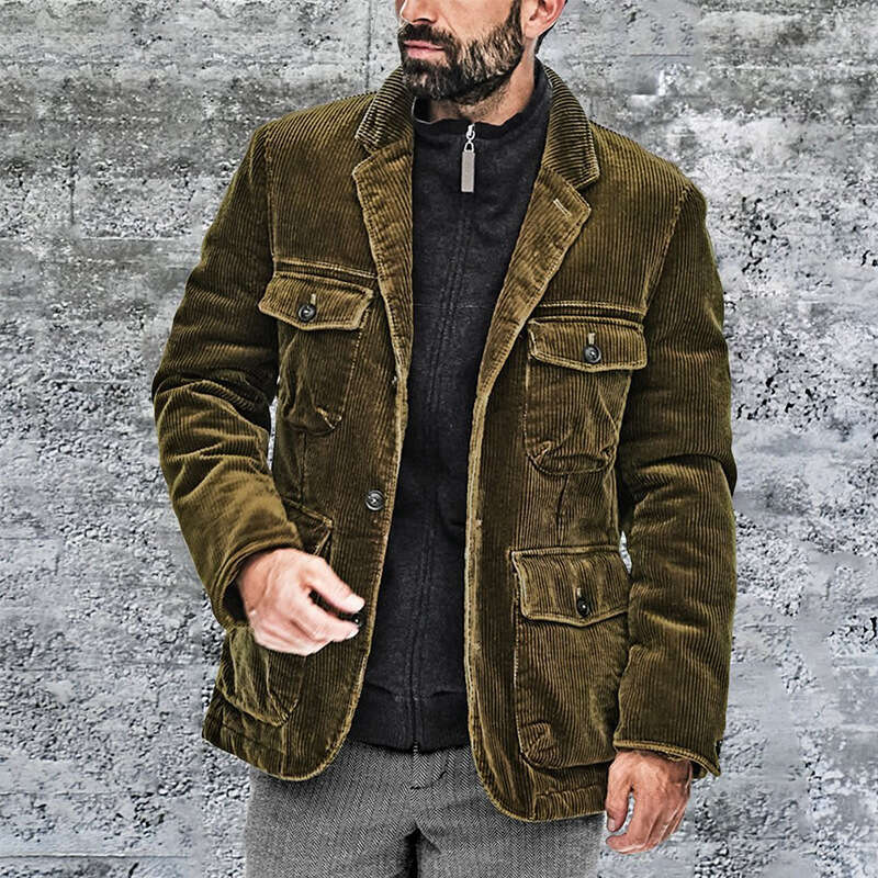 Spring And Autumn New Suit Casual Fashion Solid Color Jacket, Men's Top