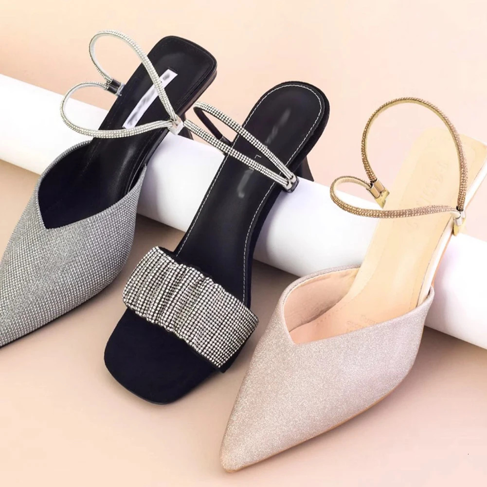 Shoe Decorations Strap Shiny Rhinestone Fixed Loose Non Slip Straps For Shoes Decor 241213