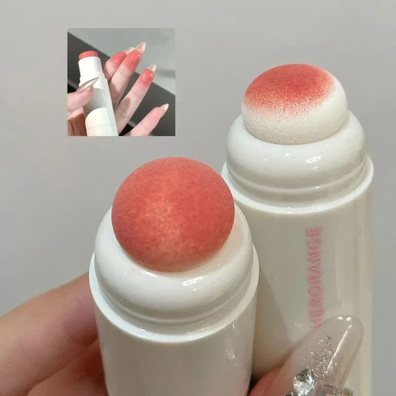 Water Light Rouge Blush Stick Waterproof Natural Cheek Blusher Cream Low Saturated Brightening Korean Face Highlighter Makeup 241213