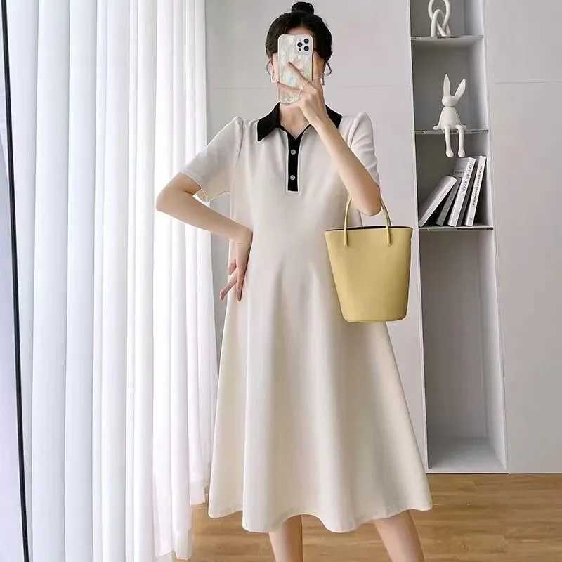 Breastfeeding Dress Home Clothes For Women Summer Materni Nursing Dresses Pregnant Loose Casual Feeding Clothing PregnancyXJ241213