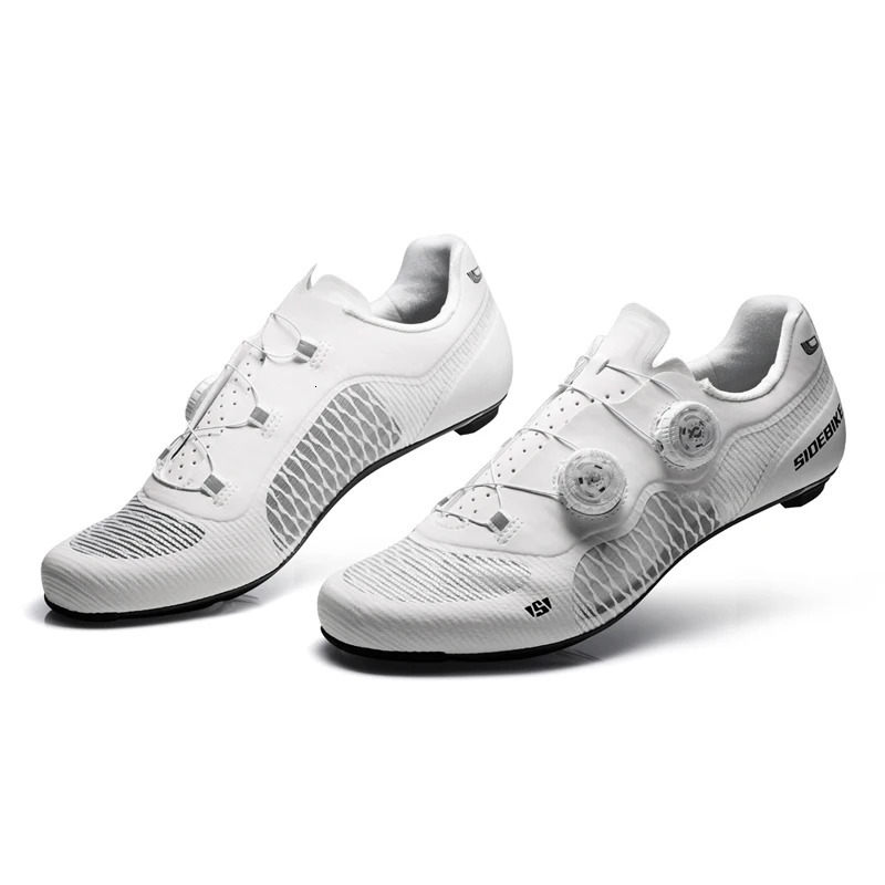 SIDEBIKE carbon cycling shoes road cycling shoes self-locking racing cycling shoes ultra light and breathable 440g/pair 241213