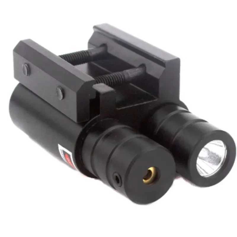 Red Green Laser Sight for 20mm Rail Weapon Gun Light with Red Green Blue Dot Laser Sight Combo Pistol Torch FlashlightXJ241214