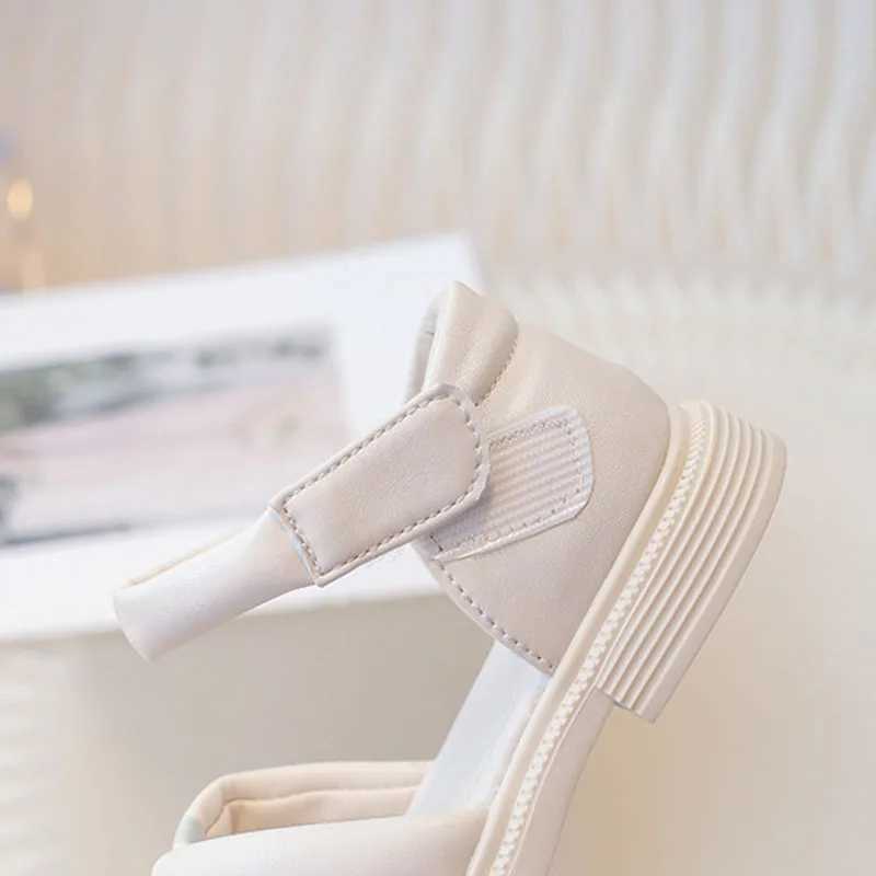 Sandals Children Sandals Girls Summer Hollow Out Roman Shoes 2024 Students Low Heel Gladiator Beach Shoes Weave Toe Girl Footwear H04193 H241213