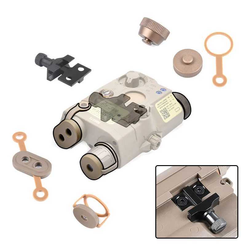 Tactical PEQ15 PEQ-15 Laser Spare Replace Base Front Lamp Cover Battery Rear Cover Airsoft Hunting Rif Battery Box AccoriesXJ241214