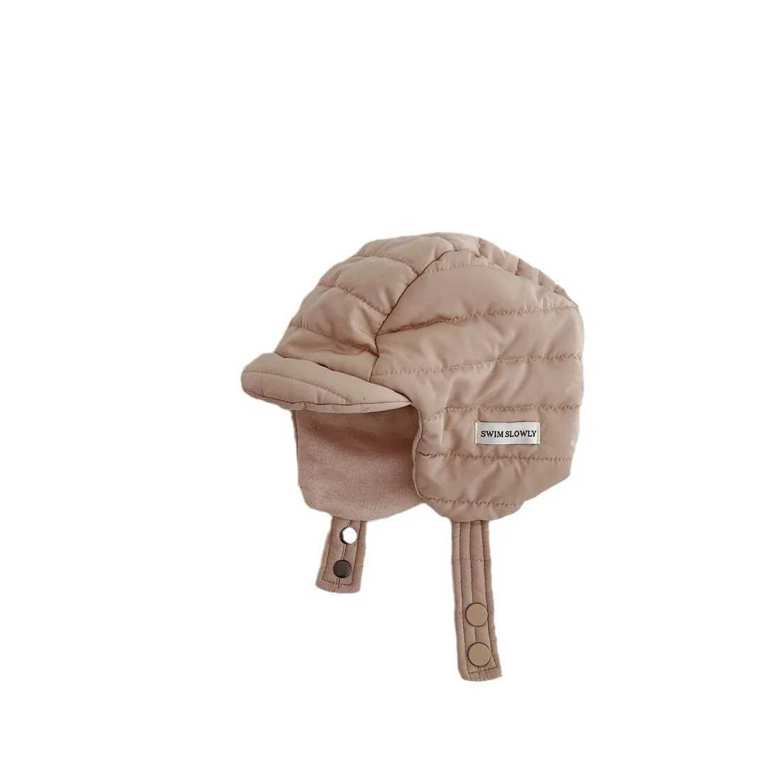 Korean baby hat boys and girls winter children thick windproof earmuffs children warm hats autumn cotton pads Lei Feng hat W241213
