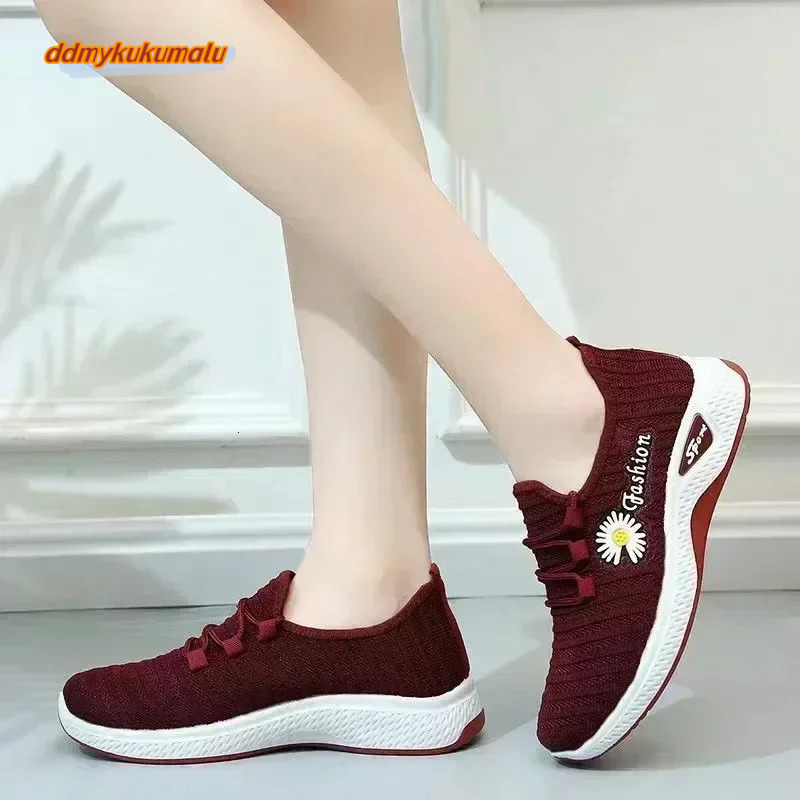 Women's summer white female students' Korean version running shoes,sports shoes,trendy casual shoes, women's shoes #9 ddmykukumalu