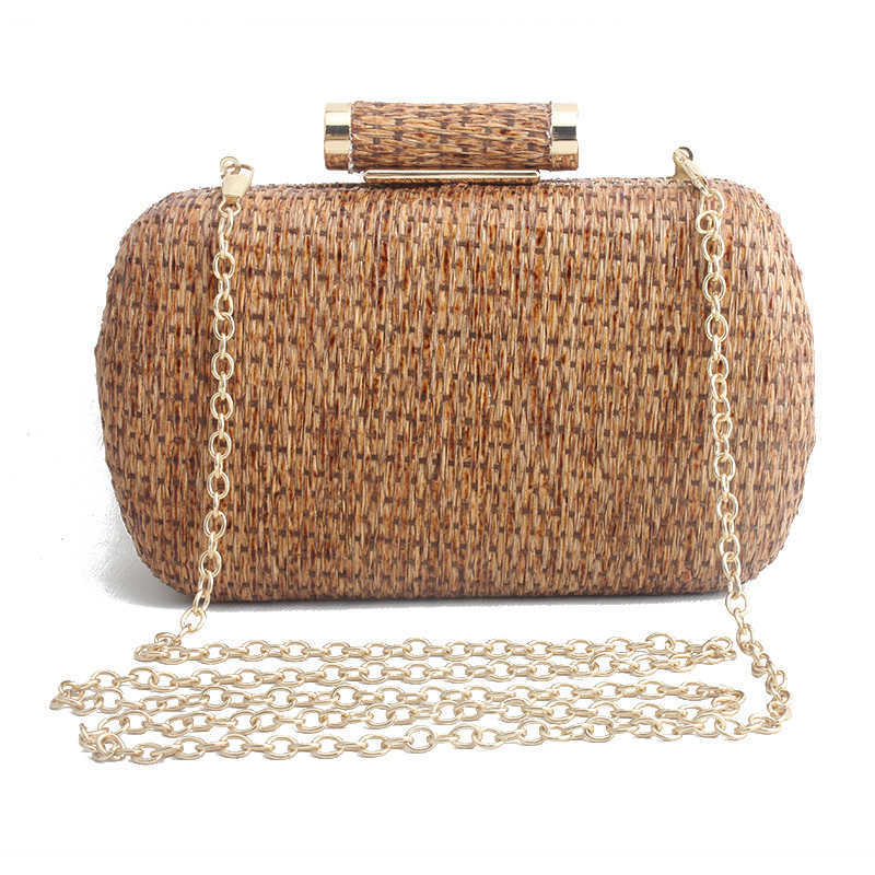 Clutch Bag New Fashion Hand Woven Bag Summer Womens Handheld Shoulder Bags Women Tote Bag 240920