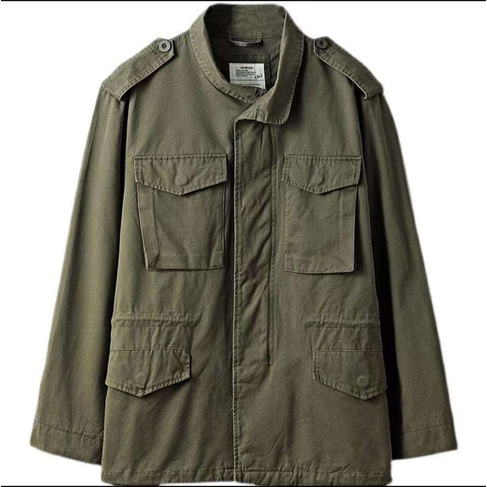 American Heavy Industry Retro Workwear Men's Long Sleeved Loose Jacket
