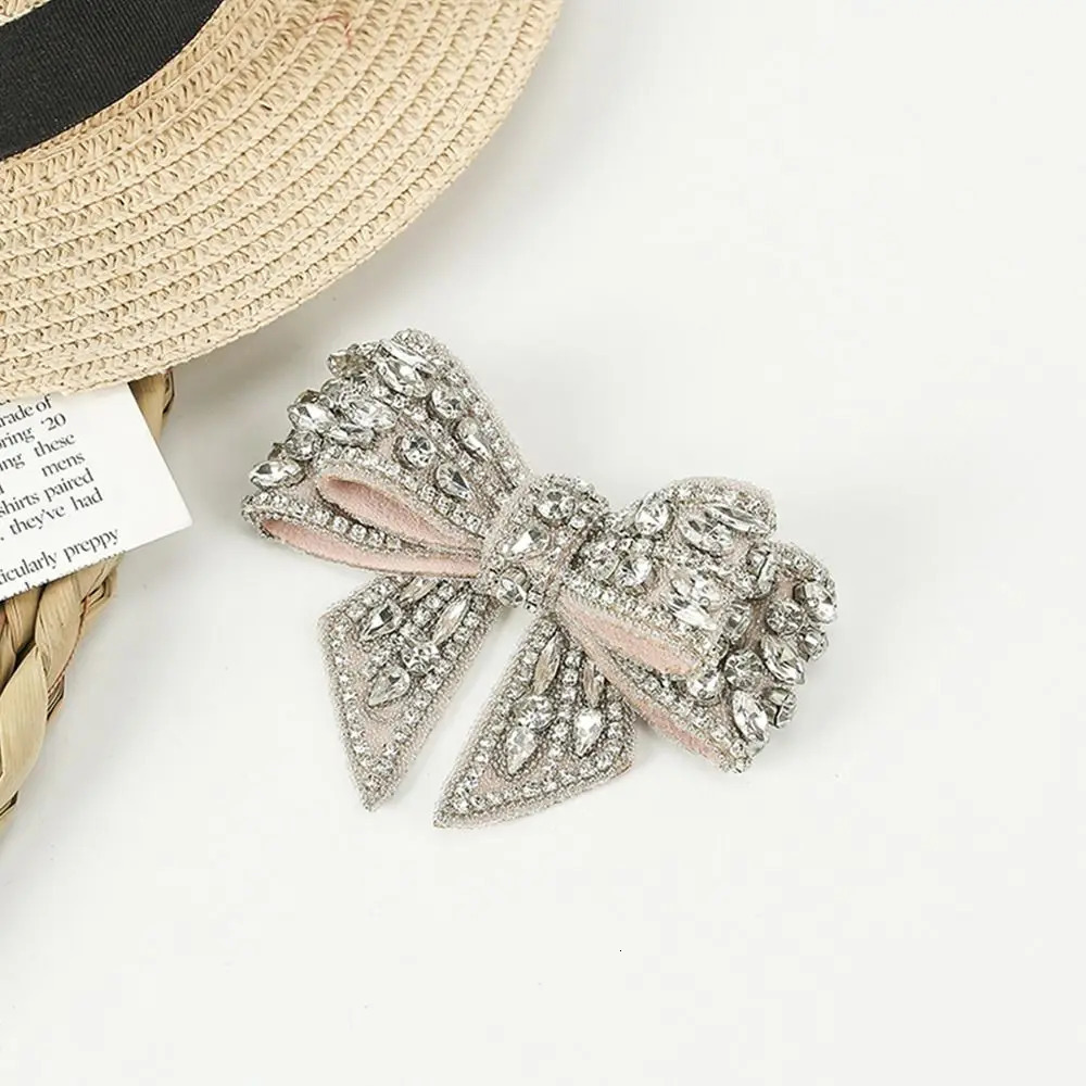 1 piece of rhinestone shoe decoration material bow sparkling shoes floral jewelry shoe accessories wedding bride/no shoe clip 241213