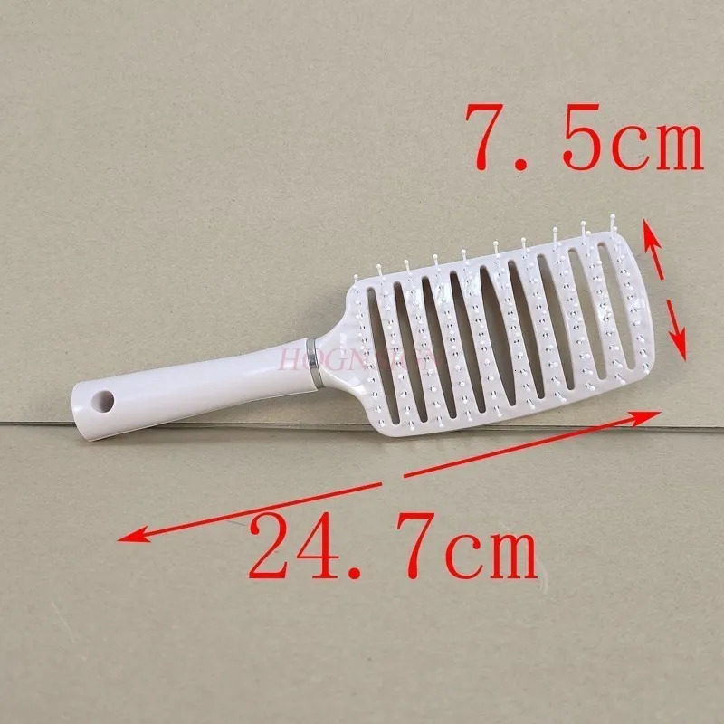 Ribs comb ladies special hair root fluffy hair styling high skull top artifact long hair curly hair massage big curved comb 241213