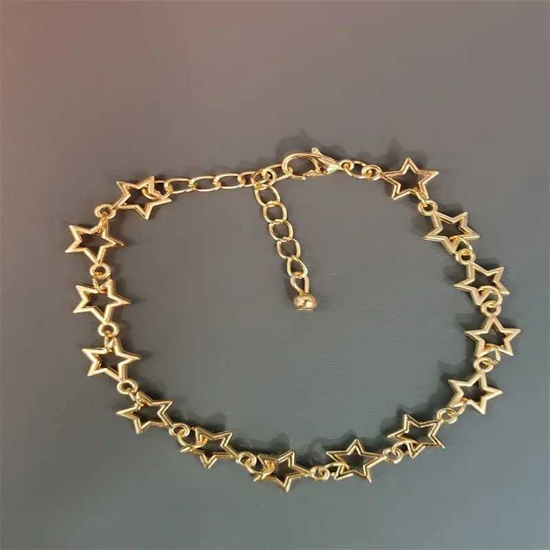 Stars charm bracelet Grunge Stars Link bracelet anime inspired bangles for women charm bracelet y2kXJ241214