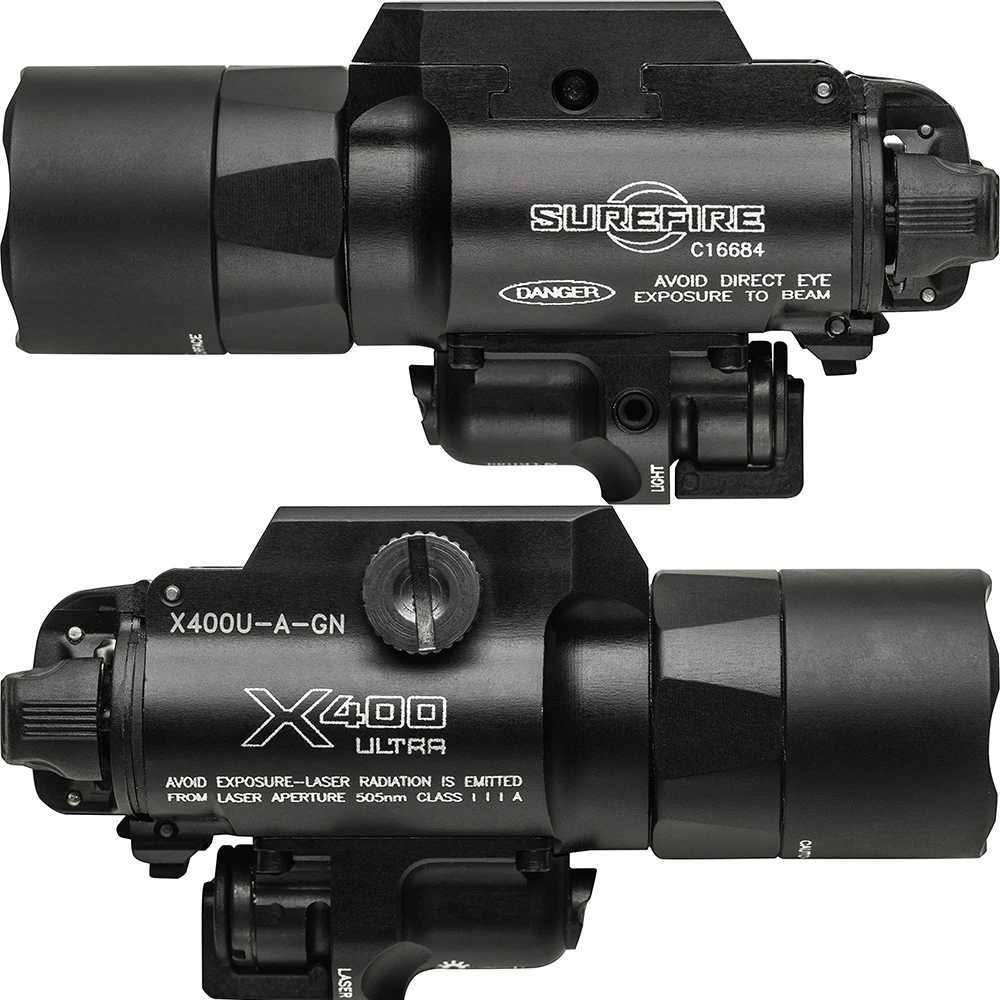 X400 Ultra D Handgun or Long Gun WeaponLight with Laser SightXJ241214
