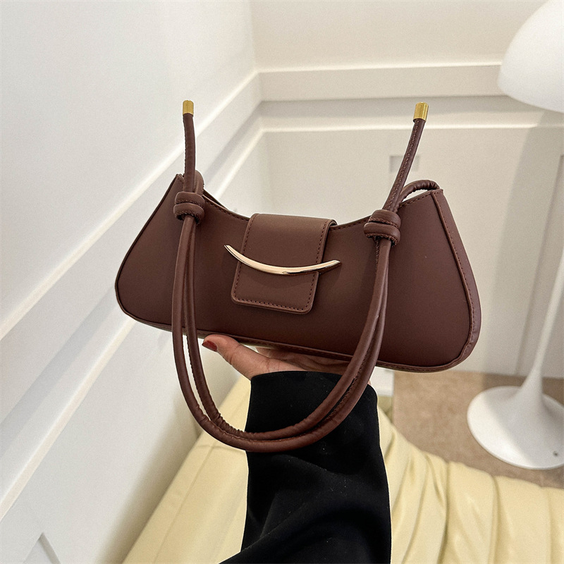 Designer Shoulder Handbags: Chic French Armpit Bag In White, Black, Brown, Green & Pink - Lightweight For Daily Use New Free Delivery Designer Bag