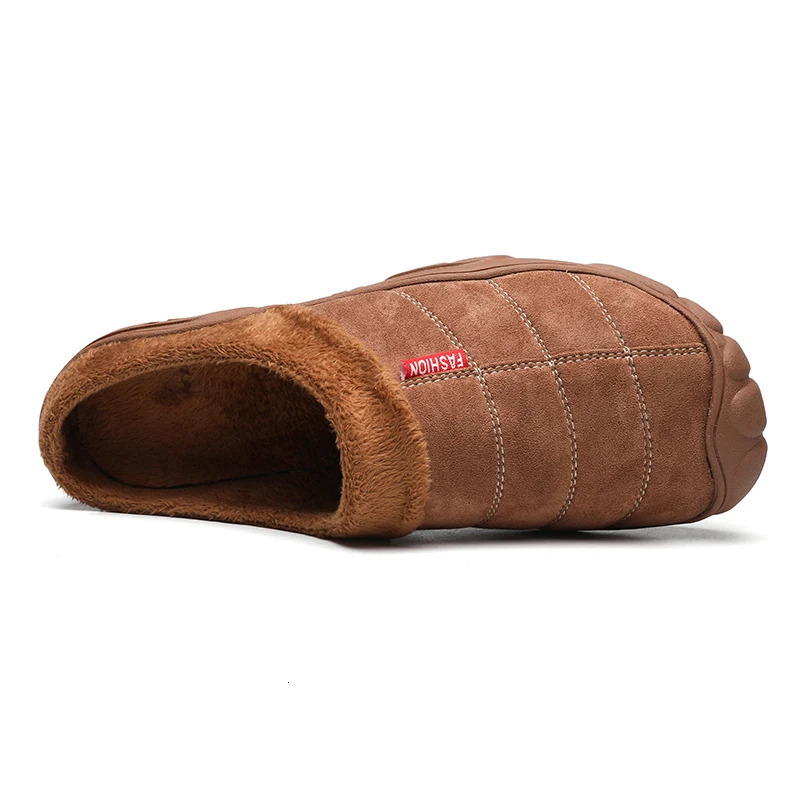 Men Slippers Winter Bottom Soft Home Shoe Cotton Thick Indoor SlipOn Slides Comfortable Plus Size 241214