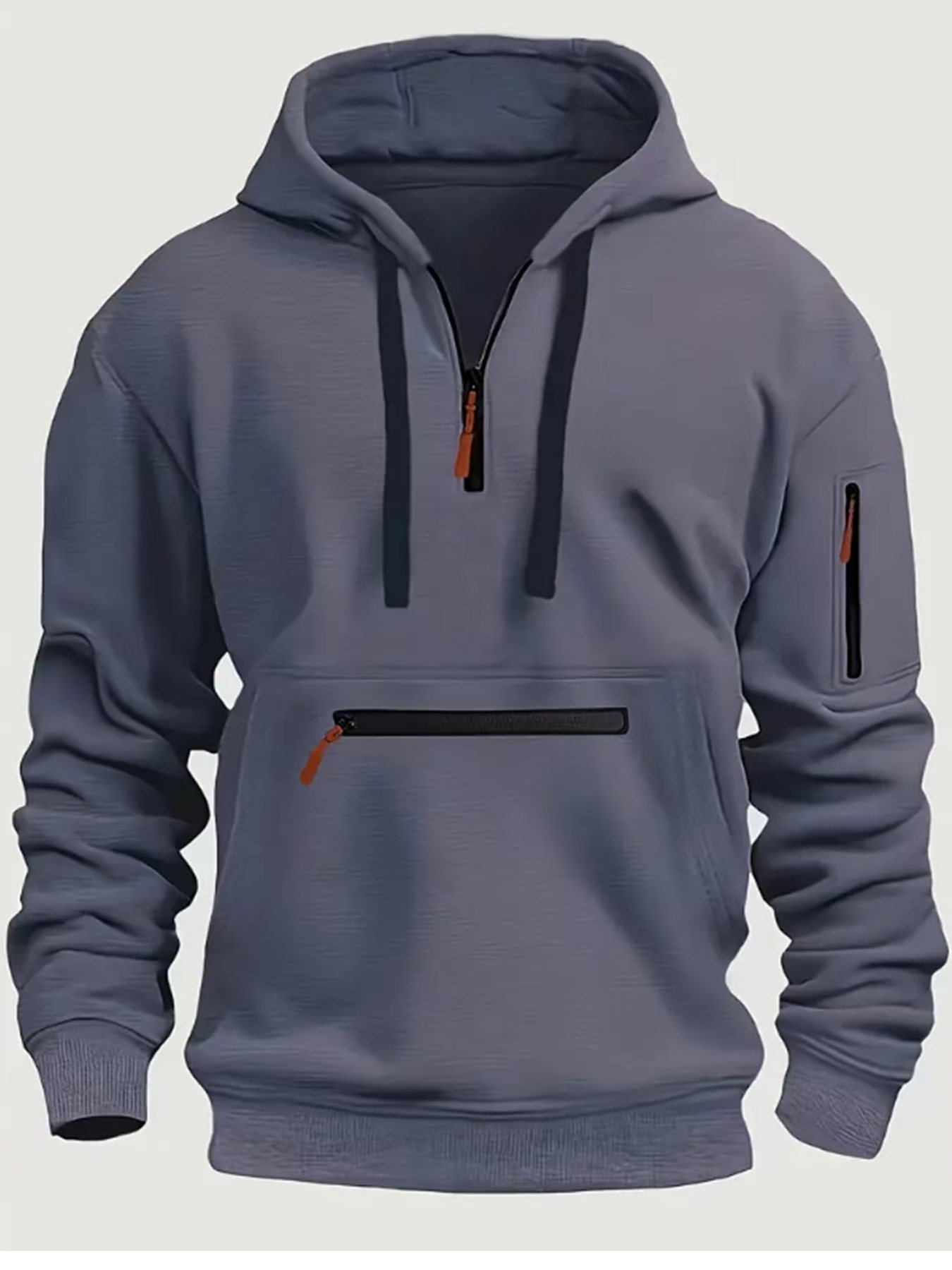 New High Quality Solid Color Hoodies Sweatshirts Loose Fashion Oversized Street Hip Hop Sweatshirt Pullover Hot Sale Fall Spring Sweatshirt Long Sleev