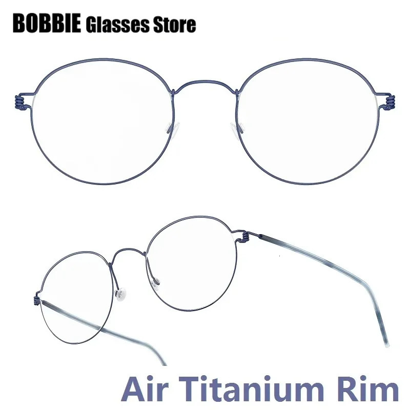 Glasses Frames Men Air Rim Screwless Eyewear Eyeglasses Women Morten Round Square Oval Denmark Korean n 241213