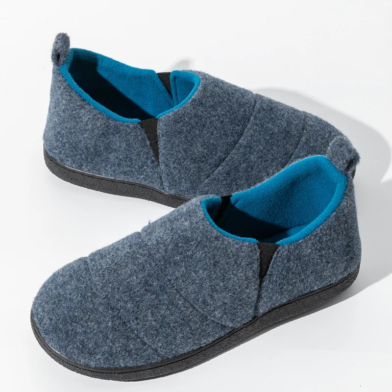 Litfun Warm Fur Men Slippers Winter Indoor Nonslip High Quality Fuzzy House Slides Memory Foam Flat Cotton Shoes Fluffy 241214