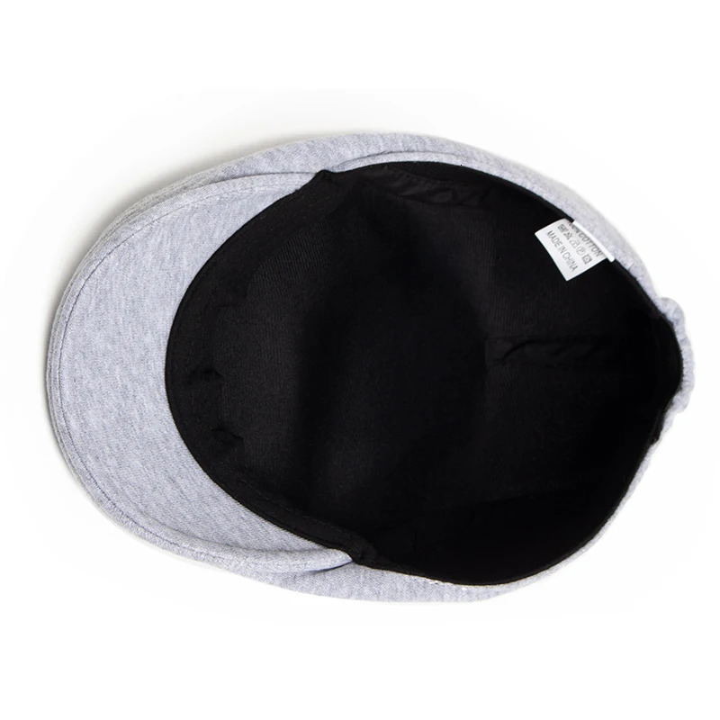 sboy Caps Men Casual Vintage Beret Knitted Cotton Cabbie Hat Autumn Winter Fashion Women Warm Flat Cap Unisex Adjustable 241214