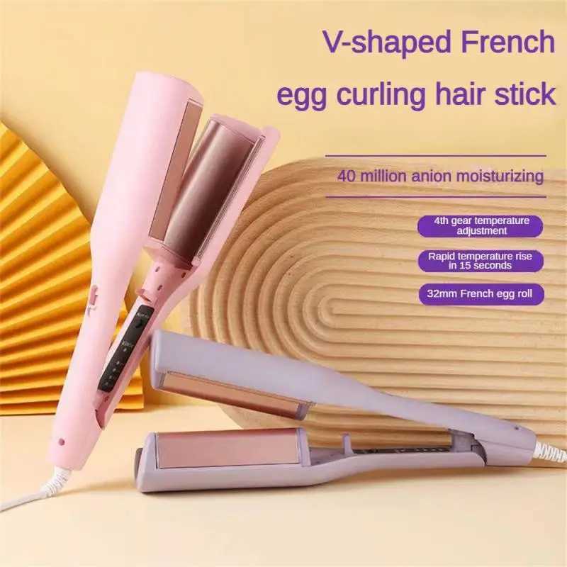 Egg Curling Iron Comfortable Auto Close Ergonomic Innovative Design Fast And Simple Hair Styling Tools Hair Irons Safe Practical W241214