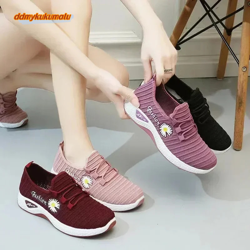 Women's summer white female students' Korean version running shoes,sports shoes,trendy casual shoes, women's shoes #9 ddmykukumalu