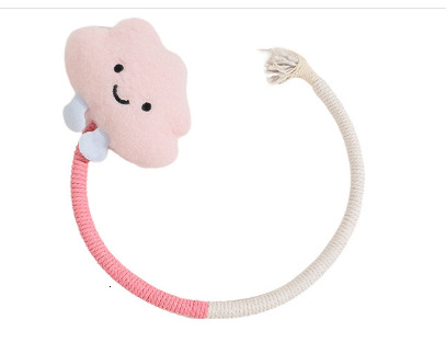 ddmySat Cat Self pleasure Soothing Plush Bite Toy Kitten Teeth Grinding Resistant Catnip Cotton Rope Teasing Stick