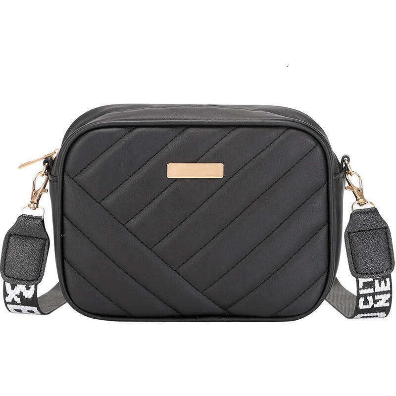 Rolg Strip Camera Ladies Dia Grid Crossbody Women's New Storage Bag, Single Shoulder Phone Bag