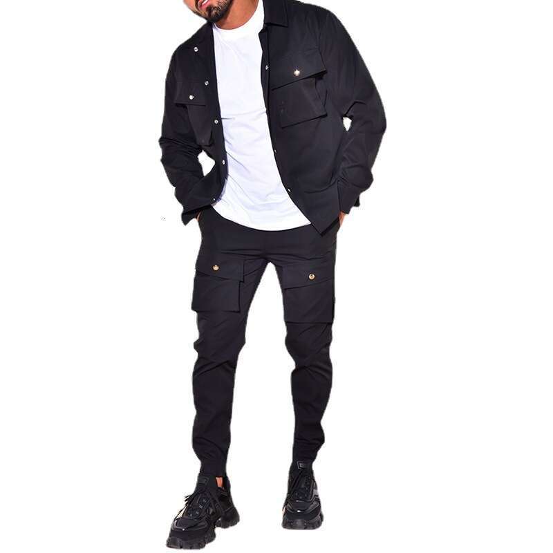 Sports Casual Fashion, Leg Binding Pants Trendy Clothing, Slim Fit Men's Suit, Fashionable Quality, Classic