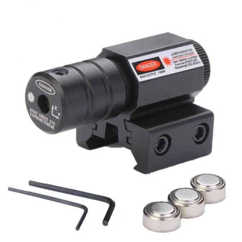 Outdoor Red Green Dot Laser Sight Scope 11mm 20mm Adjustab Picatinny Rail Mount Rif Pistol Airsoft Laser With BatteriesXJ241214