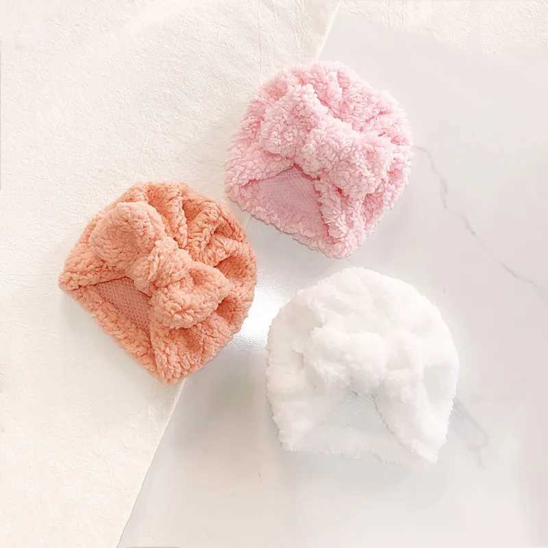 Cute newborn baby hat knot turbo bow fabric thick ear warm baby Indian hat boys and girls soft hat Beanies 2022 winter W241213