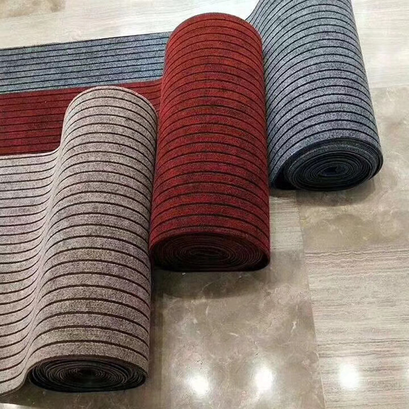 Carpet Bathroom Office Absorbent Hotel Anti-slip Stair Mat Home Commercial Seven Stripes Wholesale Full Carpet