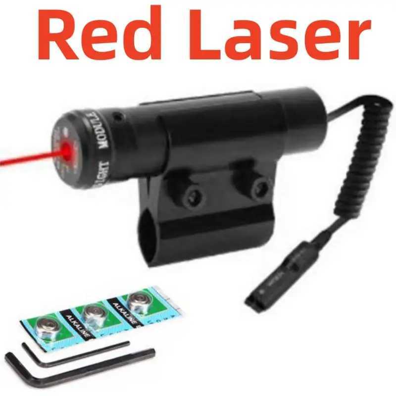 2024 Hunting Red Green Laser Sight Pistol Accories 11mm/20mm Laser Sight Hanging Laser Pointer Tactical Hunting Laser SightsXJ241214