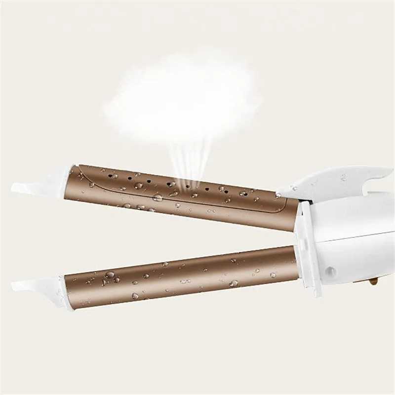 Multifunction 2 In 1 Electric Hair Curling Iron Hair Curler Straightener With Dust Cover Portable Home Hair Care Styling Tool 4# W241214