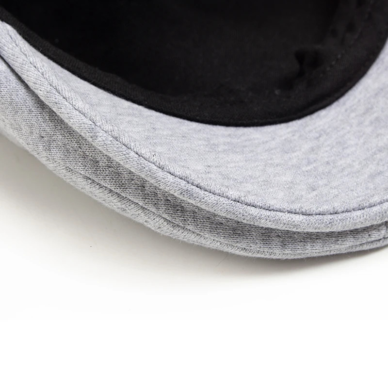 Fashion Unisex Beret Men Autumn Winter Knitted Cotton Flat Cap Women Warm Hat Soft Berets Vintage Casual sboy Caps Adjustable 241214