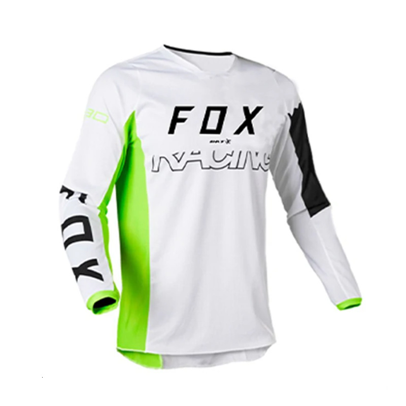 Men's T-shirts Foxs Long Sleeved Speed Lowering Mountain Bike Biking Suit Summer Off Road Motorcycle Breathable Drying 6kby