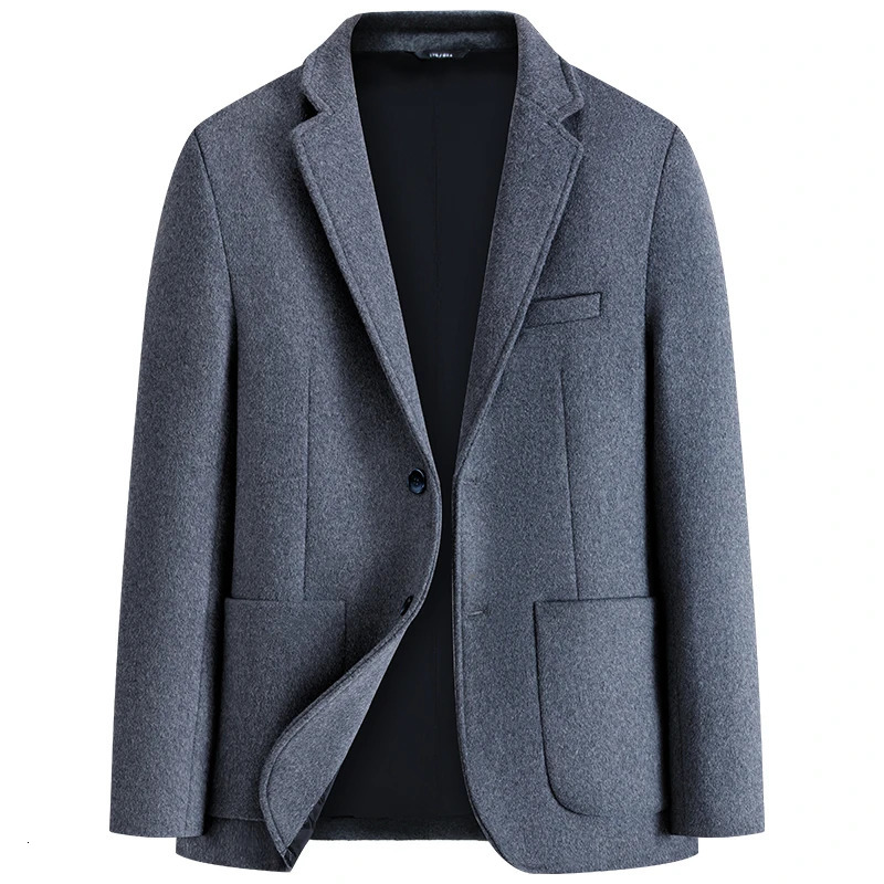 Highquality Fashion Allinone Wool Suit Jacket Casual Business for Young People Slim Blazers Single Breasted 241211