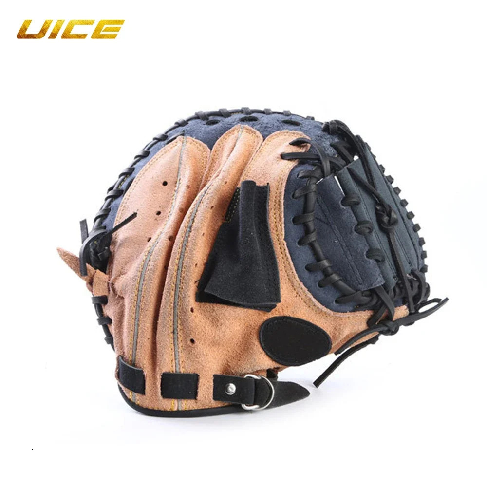Baseball Glove Outdoor Sports Leather Baseball Catcher Glove Softball Practice Equipment Size 12.5 Left Hand for Adult Training 241213