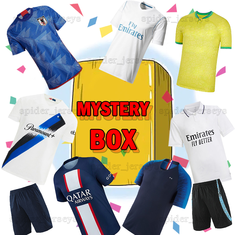 3XL 4XL MYSTERY BOXES soccer jerseys Basketball Jerseys 23 24 Any jersey pants blind box Gift Player football shirts National Clubs teams Random Men pants kids kits
