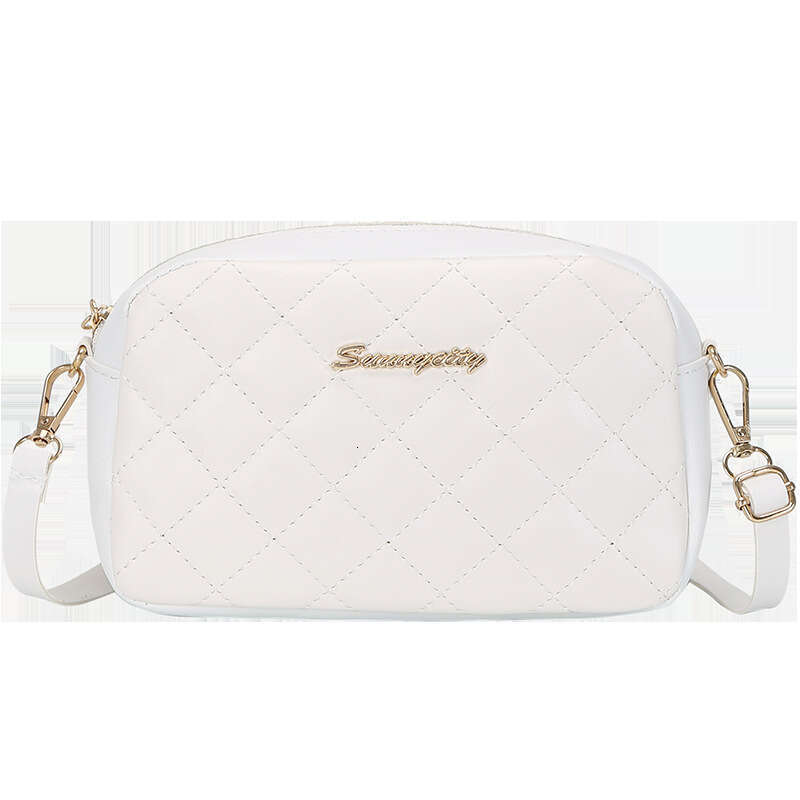 Embroidered Camera Ladies Christmas New Shoulder Dia Grid Crossbody Fashion Bag Women