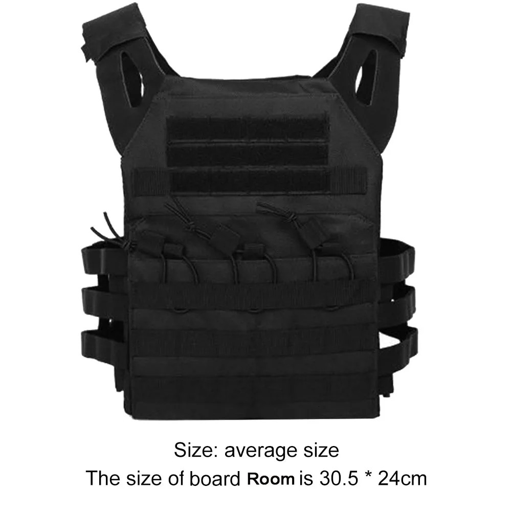 Nylon JPC Tactical Vest Waterproof Outdoor Body Armor Lightweight Molle Plate Hunting Vests CS Game Jungle Equipment 241213