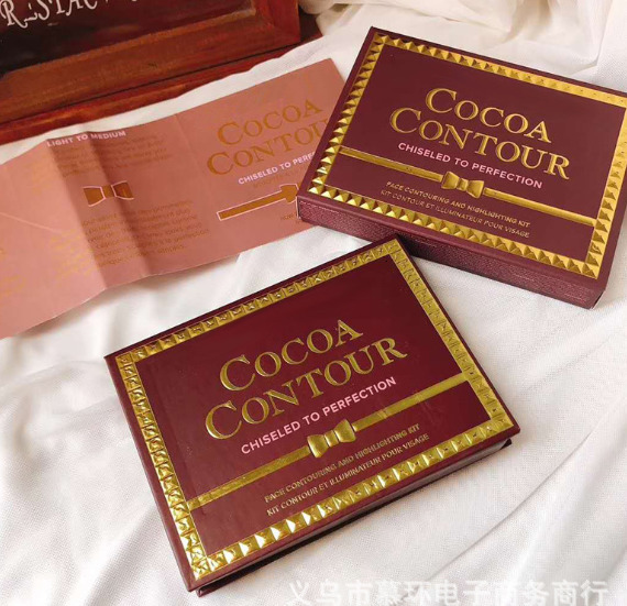 Face Contouring Powder Eyeshadow Palette 4 Colors Highlighter Bronzer Concealer Waterproof Brown Contour Repair Makeup Cosmetics 240129