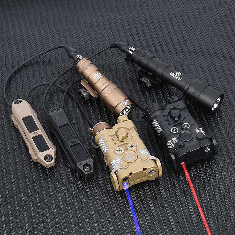 SF M600 M300 Flashlight NGAL Red Green Blue Laser Sight White Strobe Light Fit 20mm Rail Hunting Weapon Lamp Airsoft AccoriesXJ241214
