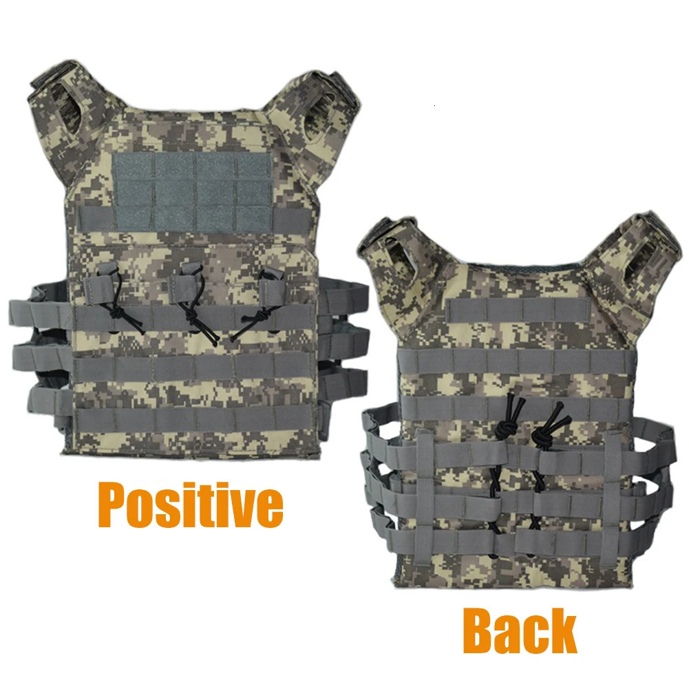 Nylon JPC Tactical Vest Waterproof Outdoor Body Armor Lightweight Molle Plate Hunting Vests CS Game Jungle Equipment 241213