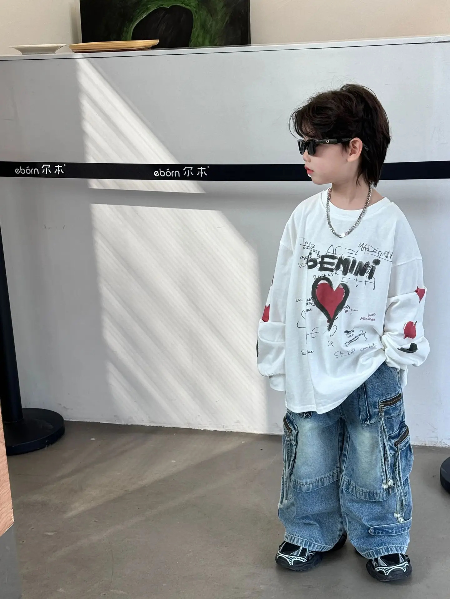 Baby Children Denim Pants Spring Autumn Fashionable Cargo Jeans Boy Korean Style Casual Handsome Full Length Pocket Pants 241213