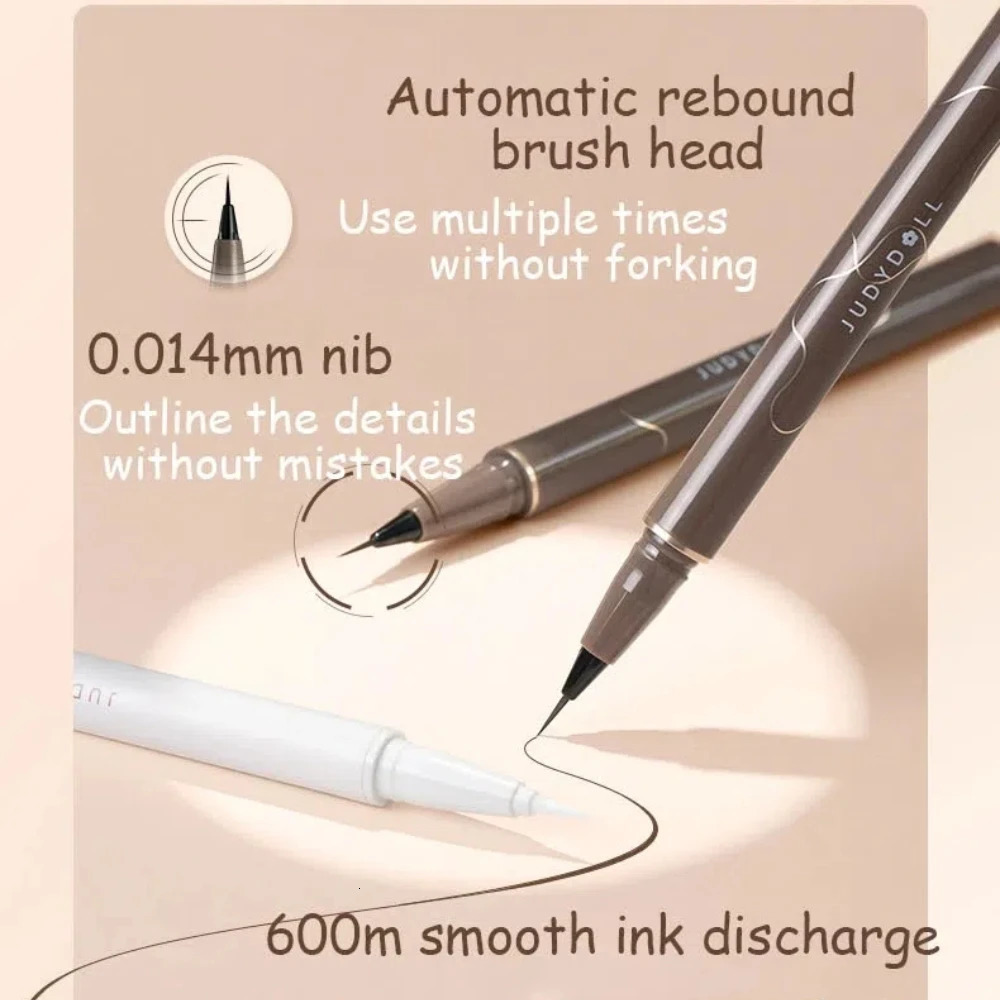 Judydoll Black Liquid eyeliner Ultra fine Waterproof Fast Drying Lasting Eye Makeup Smooth eyeliner Makeup 241206
